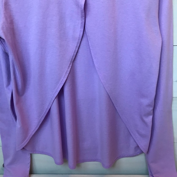 Fabletics Millie Split Back Long Sleeve Small Shirt - Picture 5 of 5